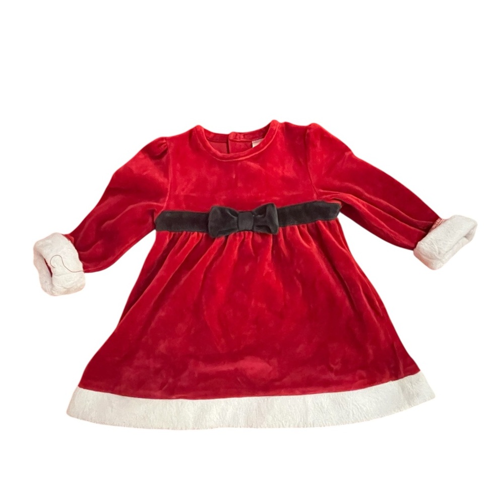 Cherokee Velvet Red Baby Dress